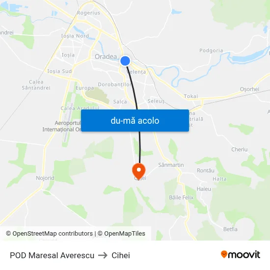 Harta de POD Maresal Averescu către Cihei