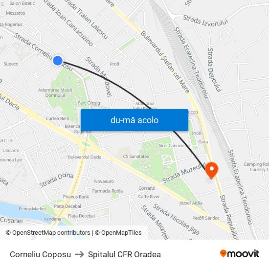 Harta de Corneliu Coposu către Spitalul CFR Oradea