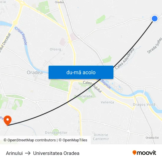 Harta de Arinului către Universitatea Oradea