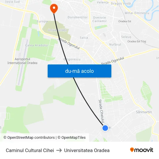 Harta de Cihei | Caminul Cultural către Universitatea Oradea