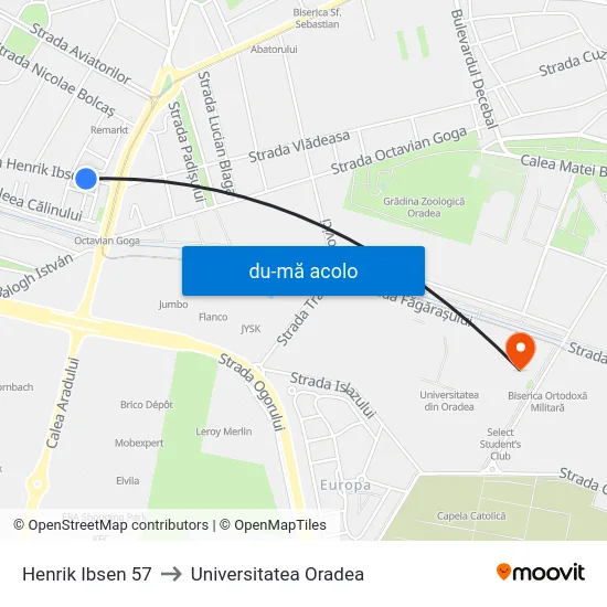 Harta de Henrik Ibsen 57 către Universitatea Oradea