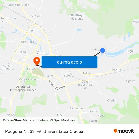 Harta de Podgoria Nr. 33 către Universitatea Oradea