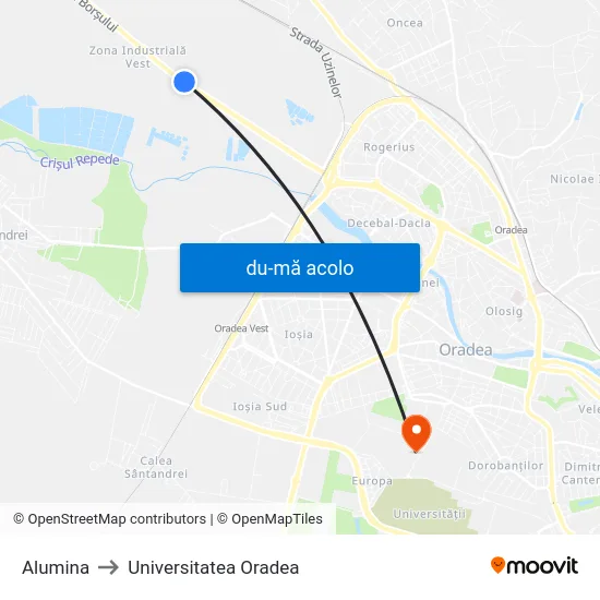 Harta de Alumina către Universitatea Oradea