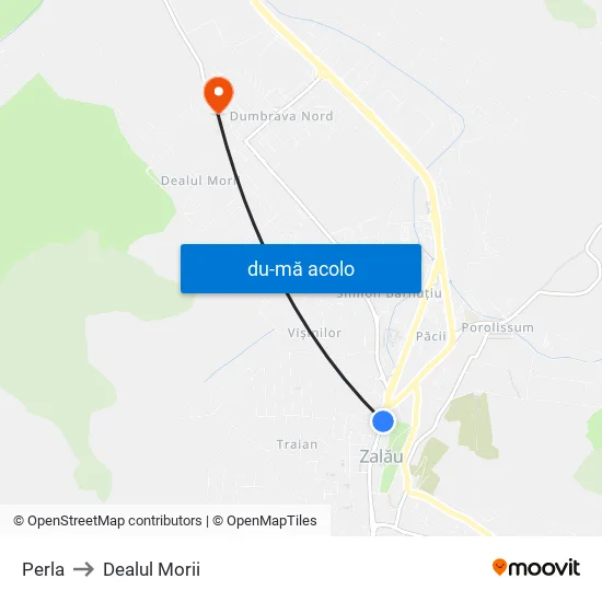 Harta de Perla către Dealul Morii