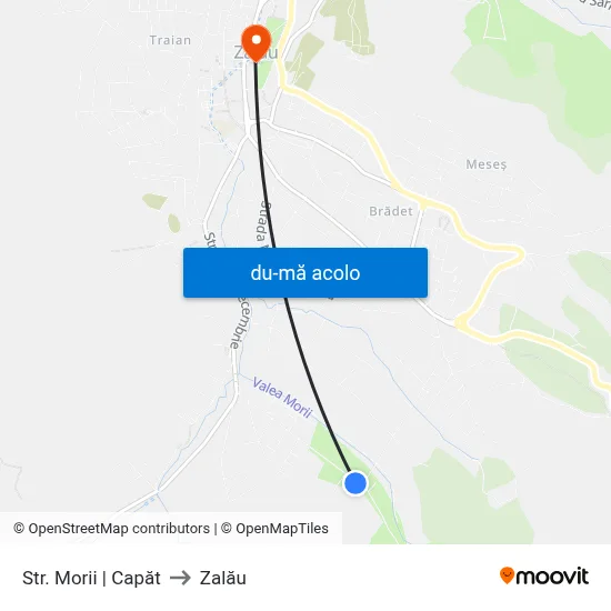 Harta de Str. Morii | Capăt către Zalău