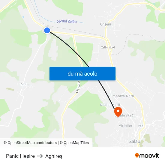 Harta de Panic | Ieșire către Aghireș