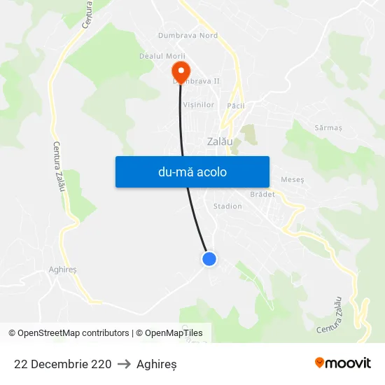 Harta de 22 Decembrie 220 către Aghireș