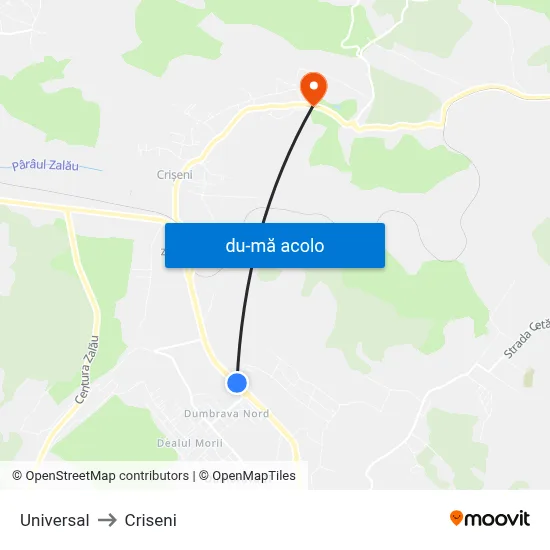 Harta de Universal către Criseni