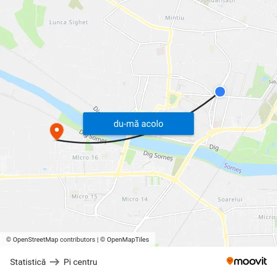 Harta de Statistică către Pi centru