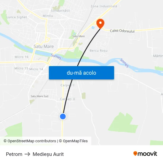 Harta de Petrom către Medieşu Aurit