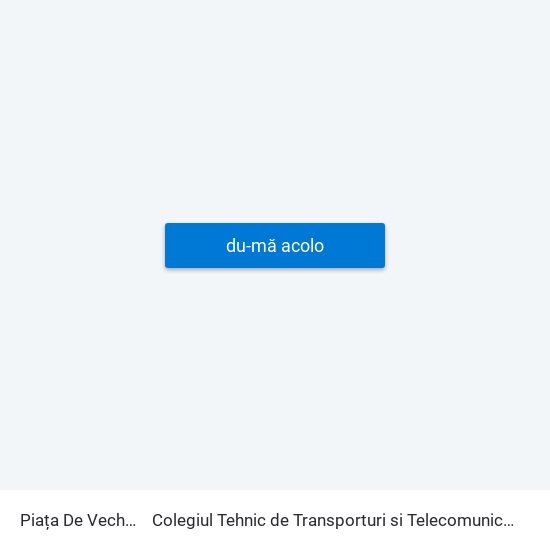 Harta de Piața De Vechituri către Colegiul Tehnic de Transporturi si Telecomunicatii Ion I.C