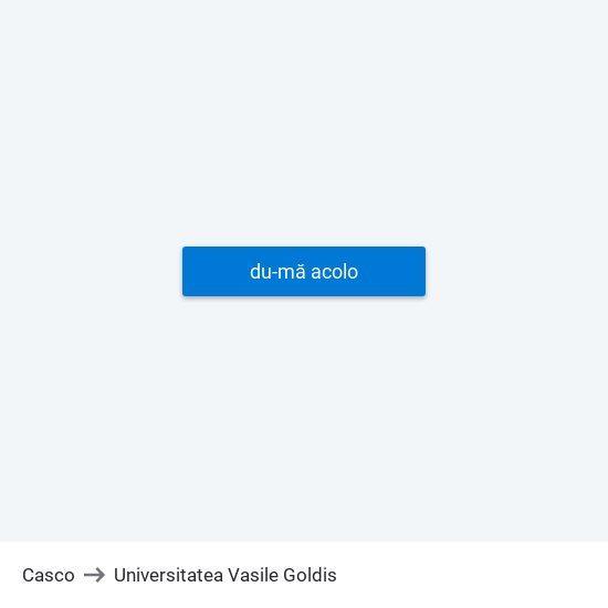 Harta de Casco către Universitatea Vasile Goldis