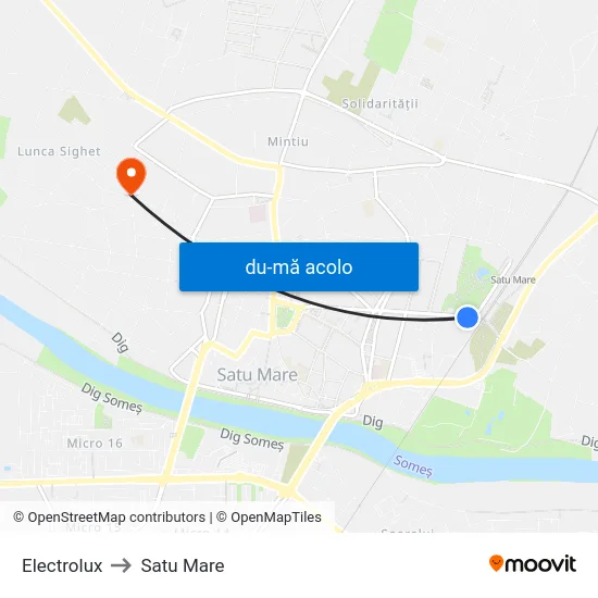 Harta de Electrolux către Satu Mare