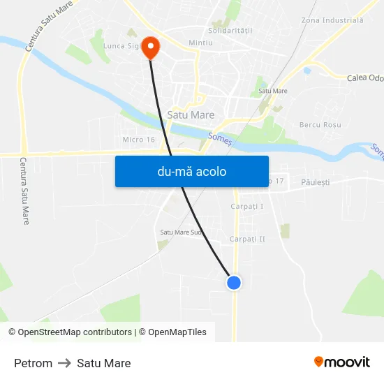 Harta de Petrom către Satu Mare