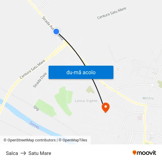 Harta de Salca către Satu Mare