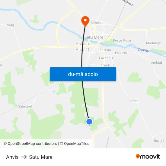 Harta de Anvis către Satu Mare