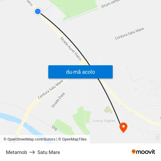 Harta de Metamob către Satu Mare