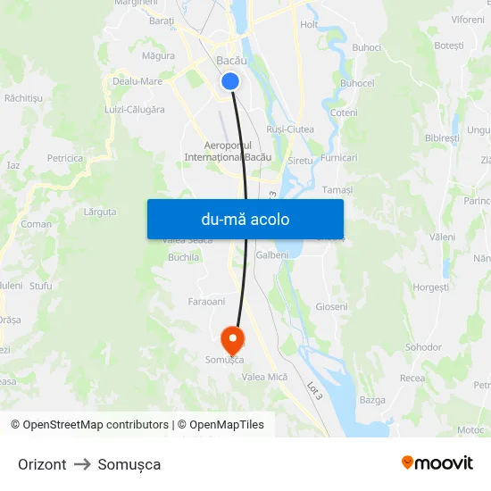 Harta de Orizont către Somușca