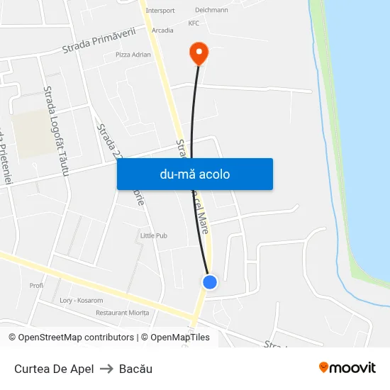 Harta de Curtea De Apel către Bacău