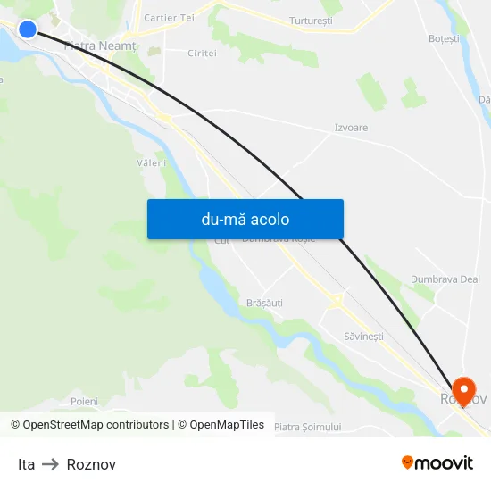 Harta de Ita către Roznov