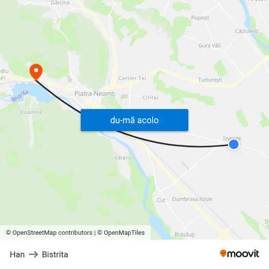 Harta de Han către Bistrita