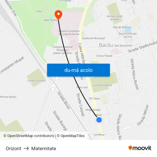 Harta de Orizont către Maternitate