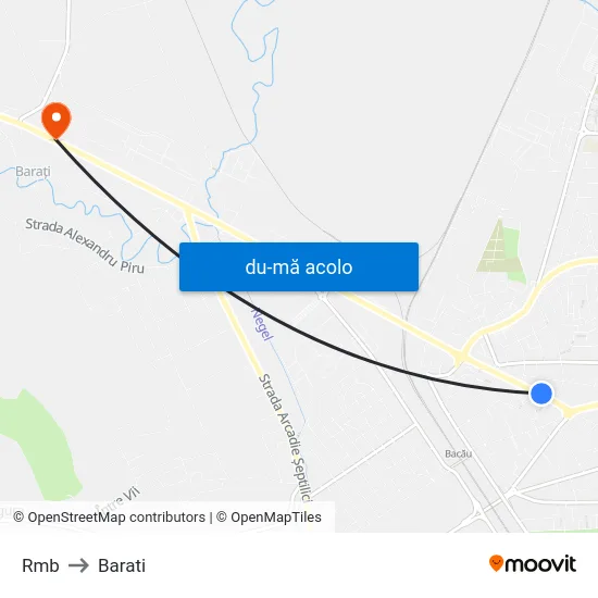 Harta de Rmb către Barati