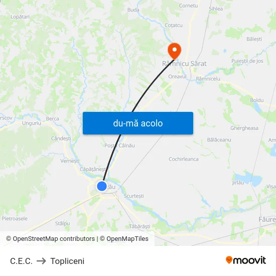 Harta de C.E.C. către Topliceni