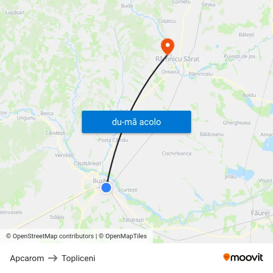 Harta de Apcarom către Topliceni