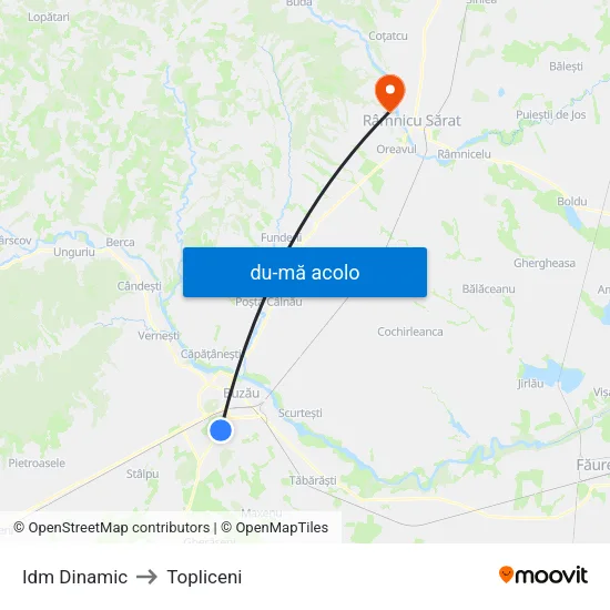 Harta de Idm Dinamic către Topliceni