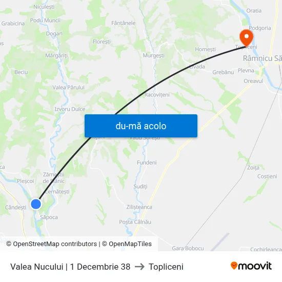 Harta de Valea Nucului | 1 Decembrie 38 către Topliceni