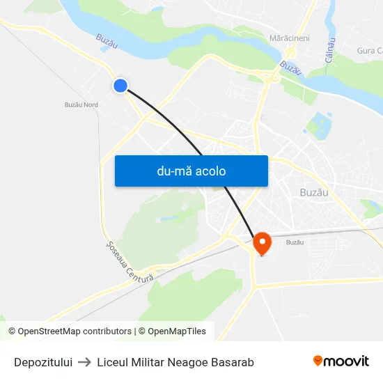 Harta de Depozitului către Liceul Militar Neagoe Basarab