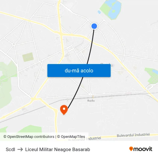 Harta de Scdl către Liceul Militar Neagoe Basarab