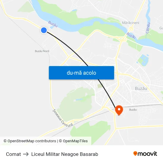 Harta de Comat către Liceul Militar Neagoe Basarab