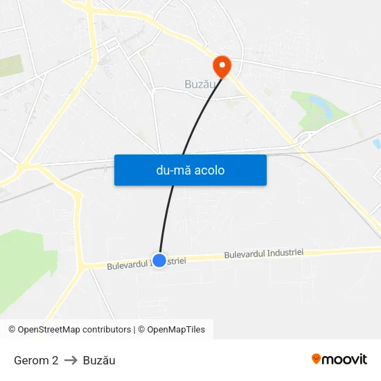 Harta de Gerom 2 către Buzău