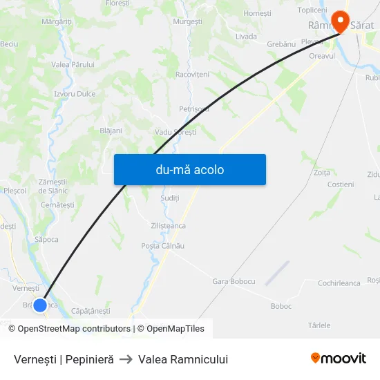Harta de Vernești | Pepinieră către Valea Ramnicului