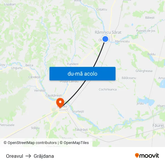 Harta de Oreavul către Grăjdana