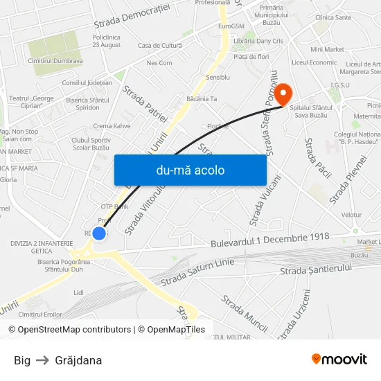 Harta de Big către Grăjdana