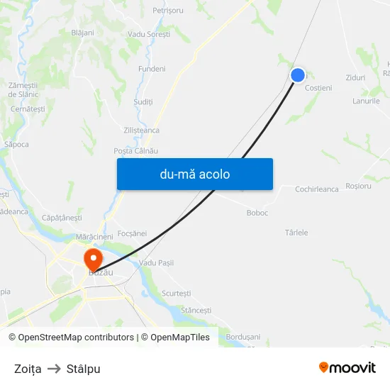 Harta de Zoița către Stâlpu