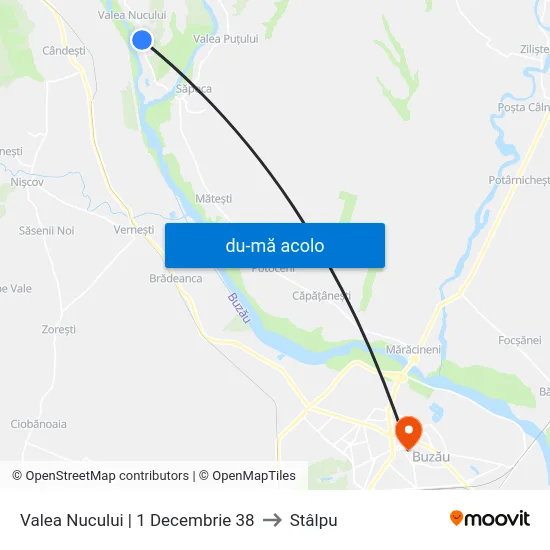 Harta de Valea Nucului | 1 Decembrie 38 către Stâlpu