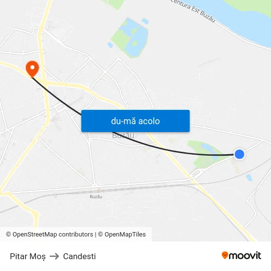 Harta de Pitar Moș către Candesti