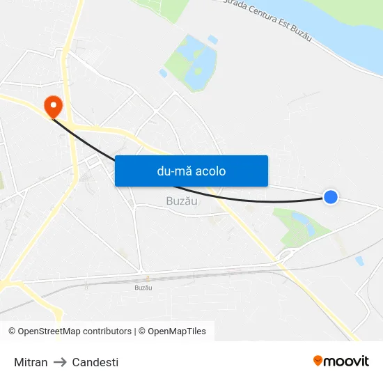 Harta de Mitran către Candesti