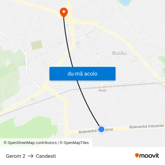 Harta de Gerom 2 către Candesti