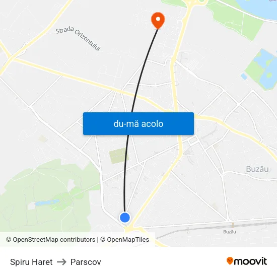 Harta de Spiru Haret către Parscov