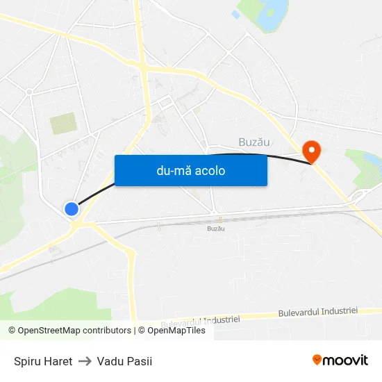 Harta de Spiru Haret către Vadu Pasii