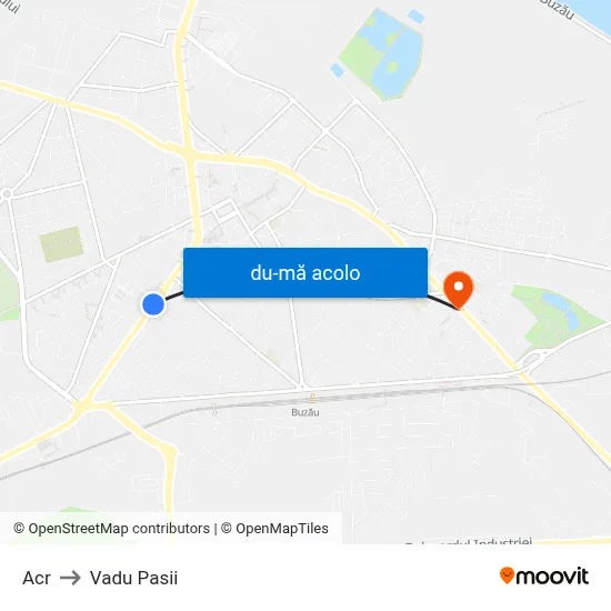 Harta de Acr către Vadu Pasii