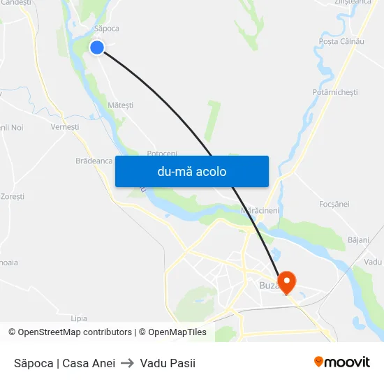 Harta de Săpoca | Casa Anei către Vadu Pasii