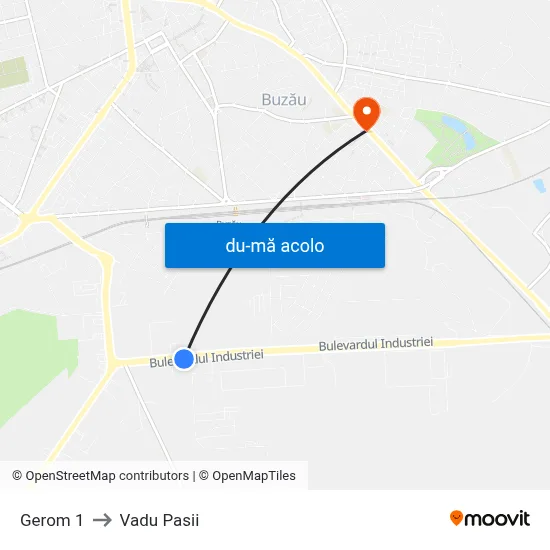 Harta de Gerom 1 către Vadu Pasii