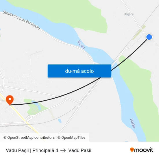 Harta de Vadu Pașii | Principală 4 către Vadu Pasii