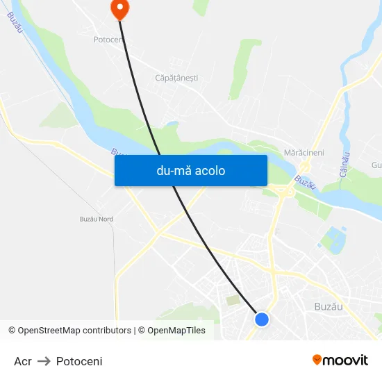 Harta de Acr către Potoceni